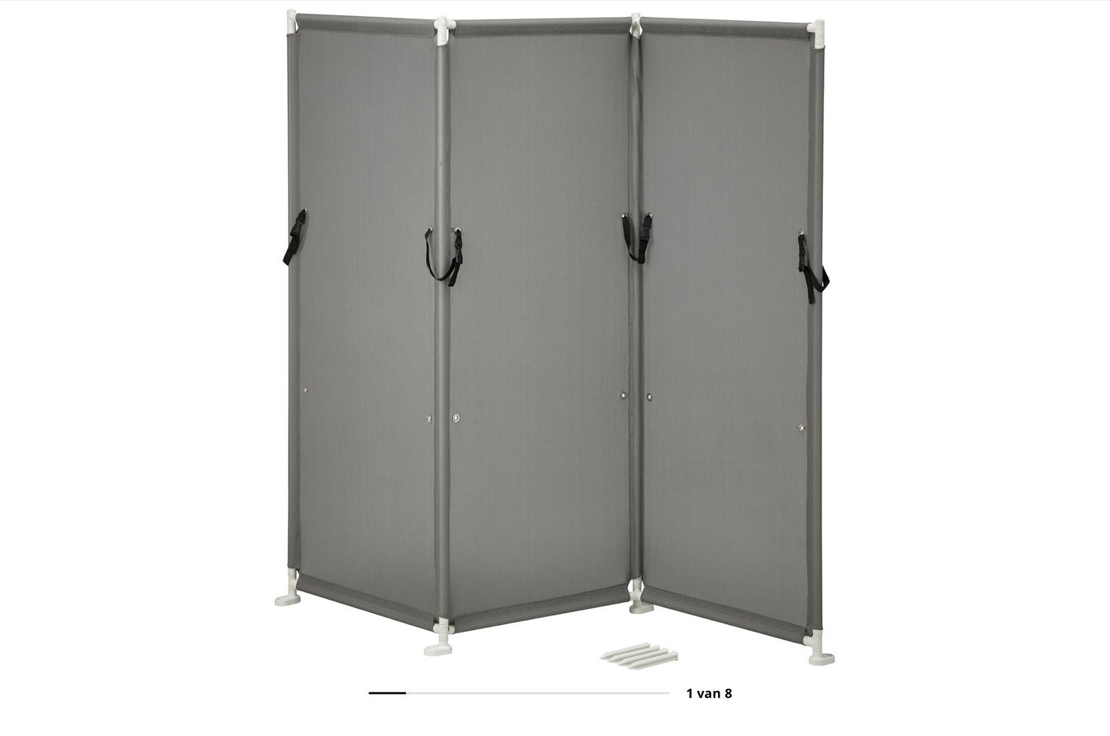 Ikea Ytterskär kamerscherm/privacyscherm, Ophalen, Nieuw, Modern, Grijs
