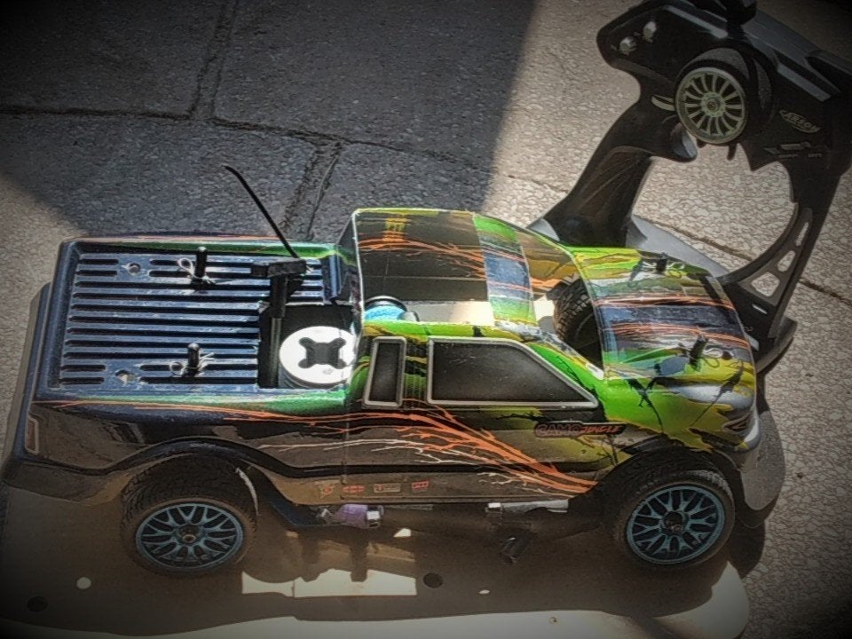 Carson nitro rc auto met zender ontvanger, Ophalen of Verzenden, Gebruikt, Nitro, Auto onroad