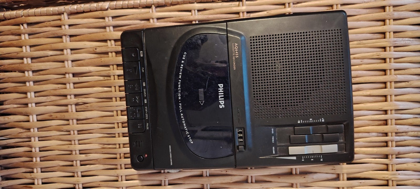 vintage Cassette Recorder -  Philips AQ445- Vintage Bandrec, Audio, Tv en Foto, Ophalen of Verzenden, Bandrecorder