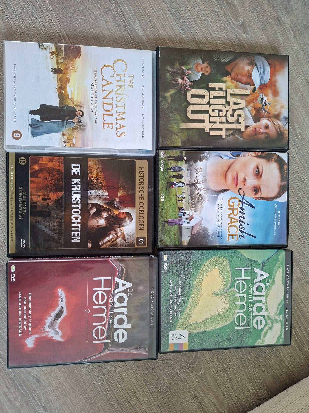 6 verschillende dvd's, Alle leeftijden, Ophalen of Verzenden, Zo goed als nieuw, Natuur