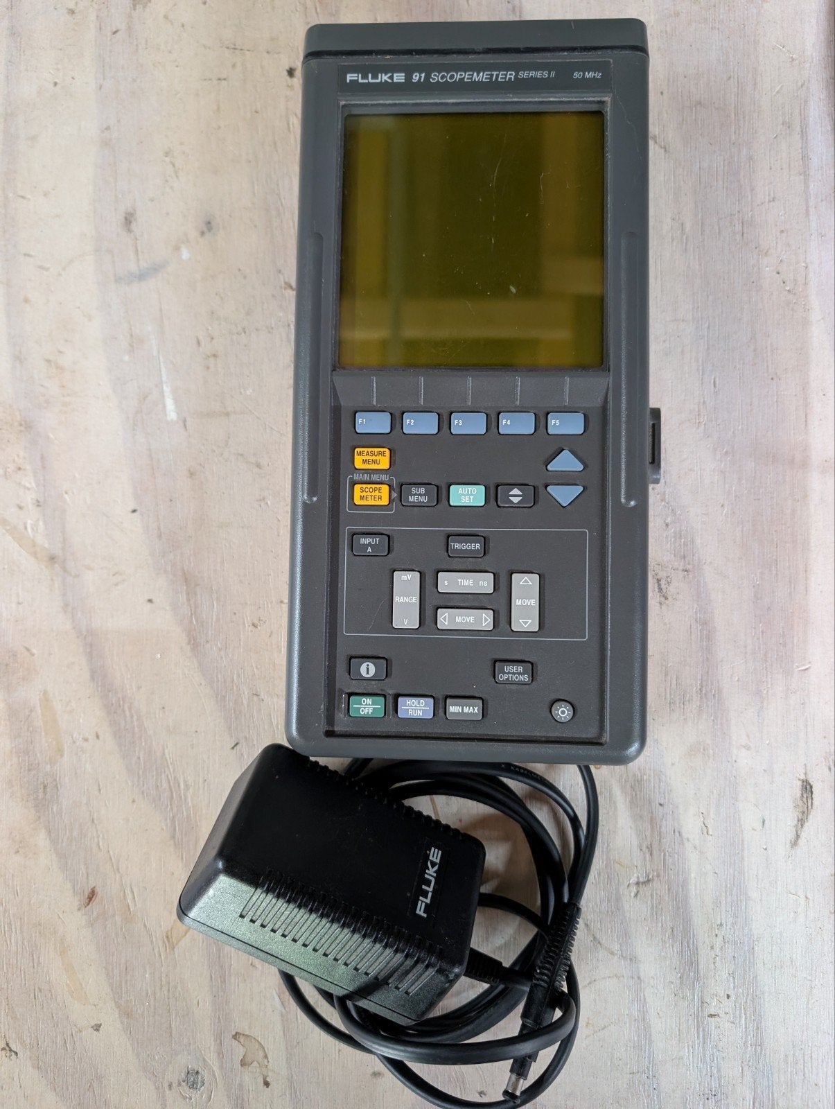 Fluke 91 Scopemeter Series II - 50 MHz - DEFECT, Ophalen of Verzenden, Gebruikt, Elektriciteit