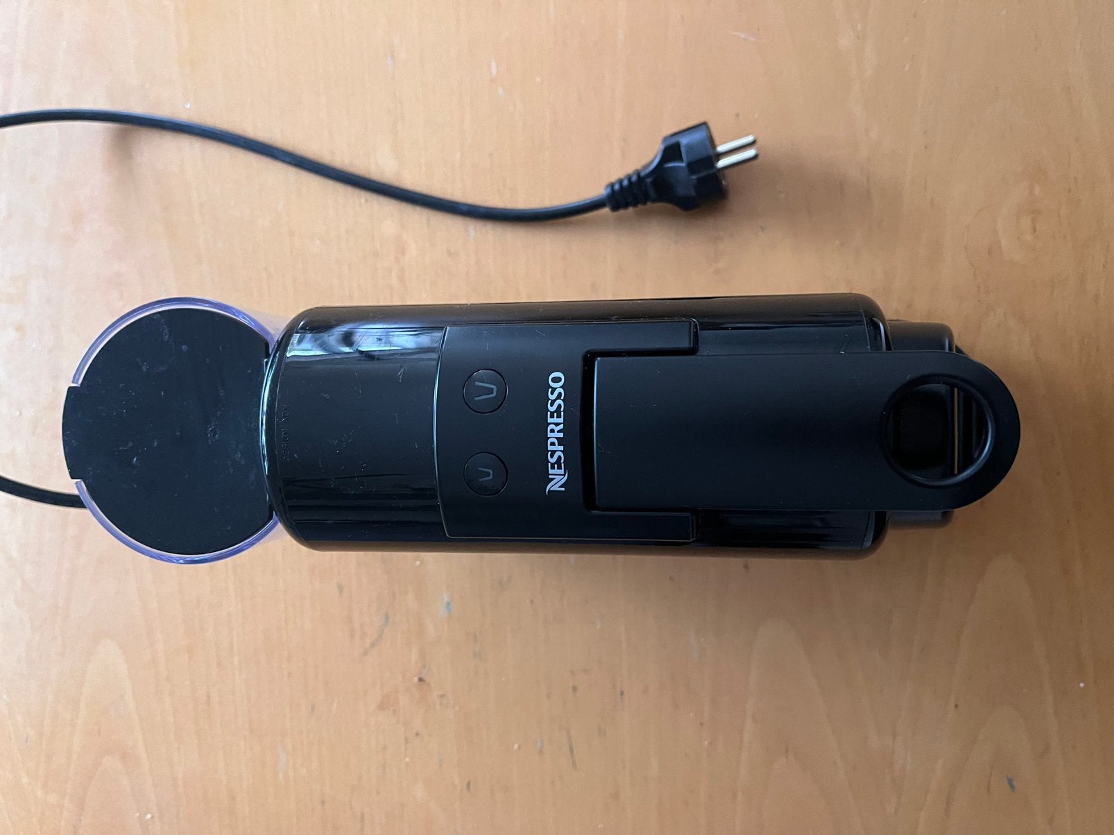 Compacte Magimix Nespresso mini (M115), zwart, Ophalen, Zo goed als nieuw, Espresso apparaat
