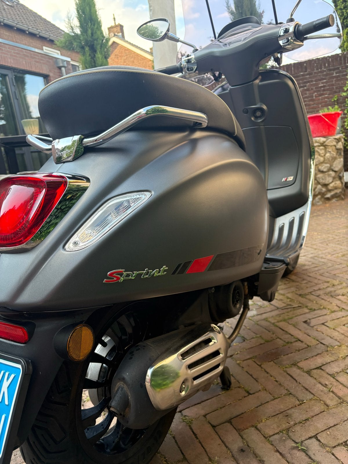 Vespa Sprint S 2020 15.000km incl. slot - Z.g.a.n. 50km/u, Fietsen en Brommers, Scooters | Vespa, Overige modellen, Maximaal 45 km/u