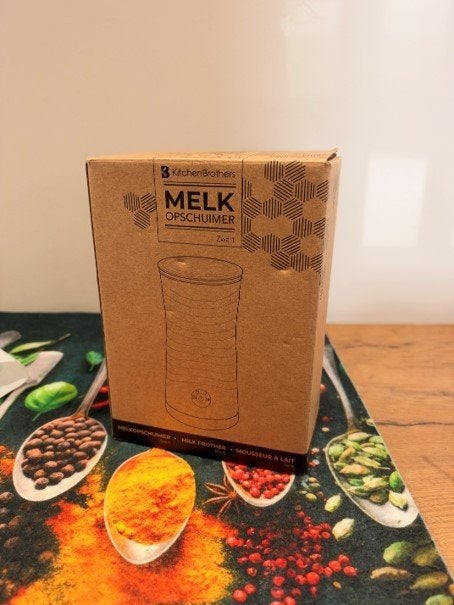 melkopschuimer nieuw, Kitchenbrothers zwart, Witgoed en Apparatuur, Ophalen, Nieuw, Elektrische melkopschuimer