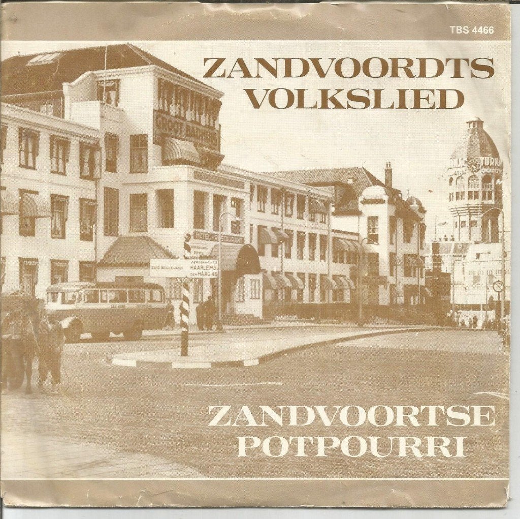 VERKOCHT Dico van Putten – Zandvoorts Volkslied (1987), Cd's en Dvd's, Ophalen of Verzenden, Zo goed als nieuw, Levenslied of Smartlap