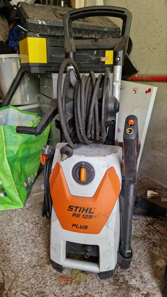 Stihl RE 129 Plus Hogedrukreiniger, Tuin en Terras, Hogedrukreinigers, Gebruikt, Elektrisch, Ophalen