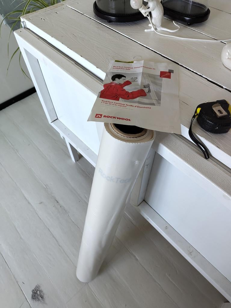 Rockwool Centitop isolatiefolie - 45m2, Zo goed als nieuw, 15 m² of meer, Ophalen, Minder dan 4 cm