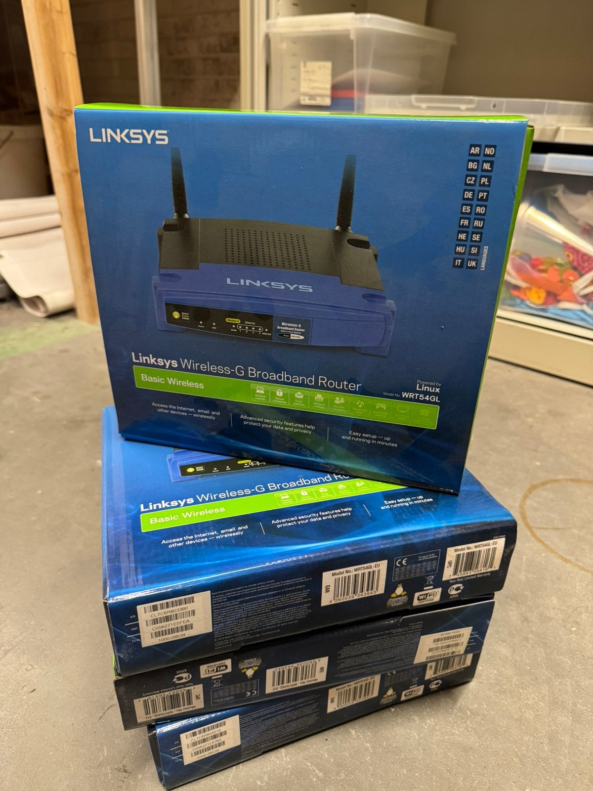 Linksys WRT54GL 3 stuks, Ophalen, Zo goed als nieuw