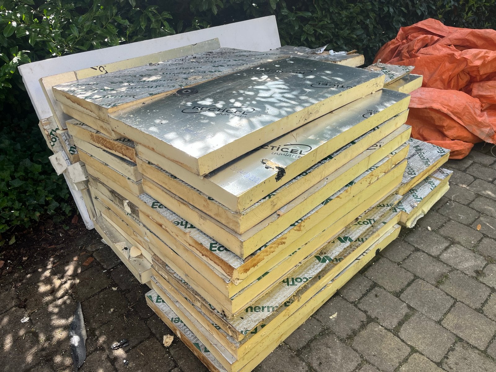 PIR isolatieplaten 75mm - Diverse afmetingen, Ophalen, 4 tot 8 cm, Gebruikt, Hardschuim (Pir)