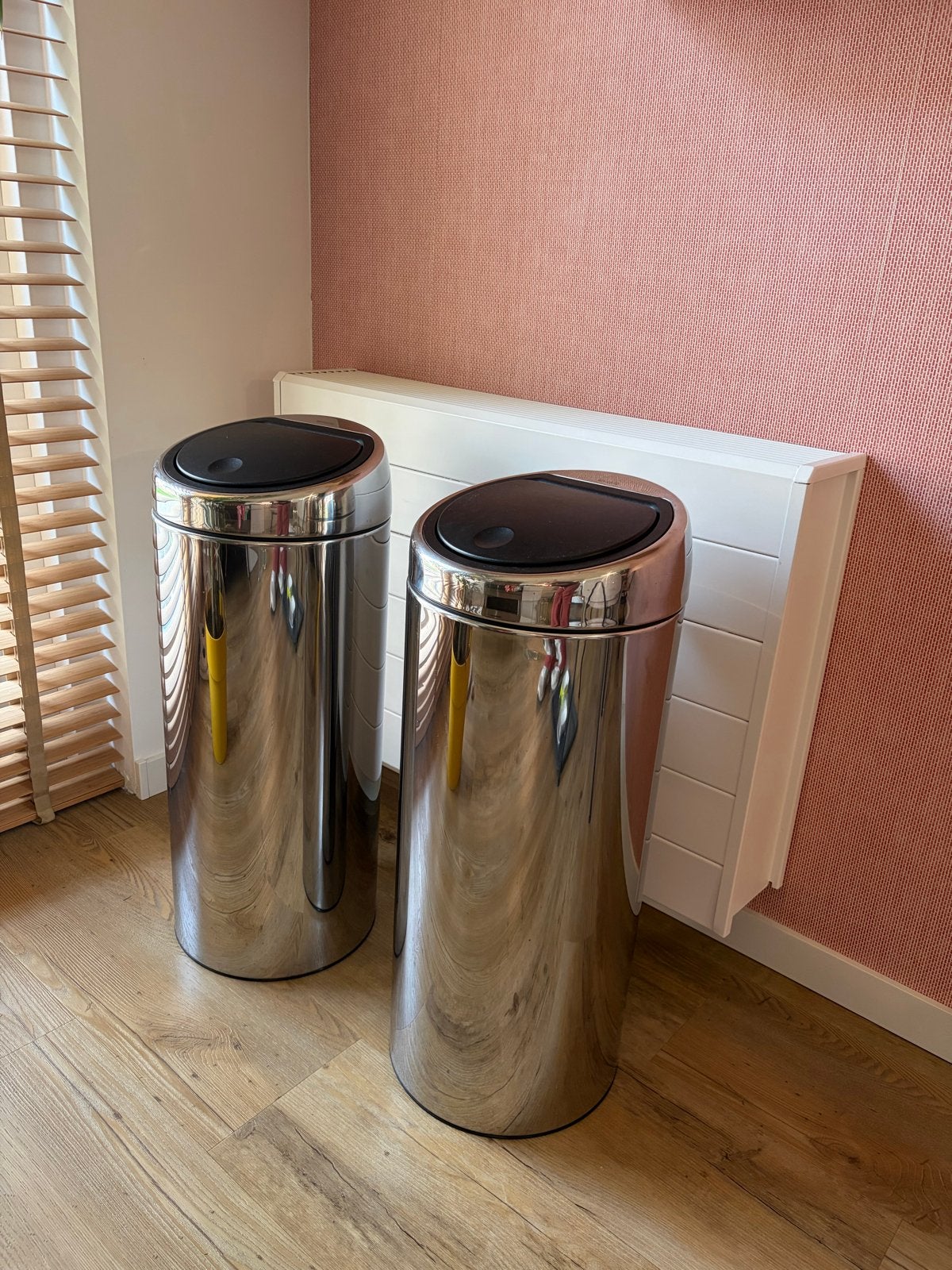 Brabantia prullenbak Touch Bin 30 liter, Ophalen, 50 – 75, Gebruikt, 20 tot 30 liter