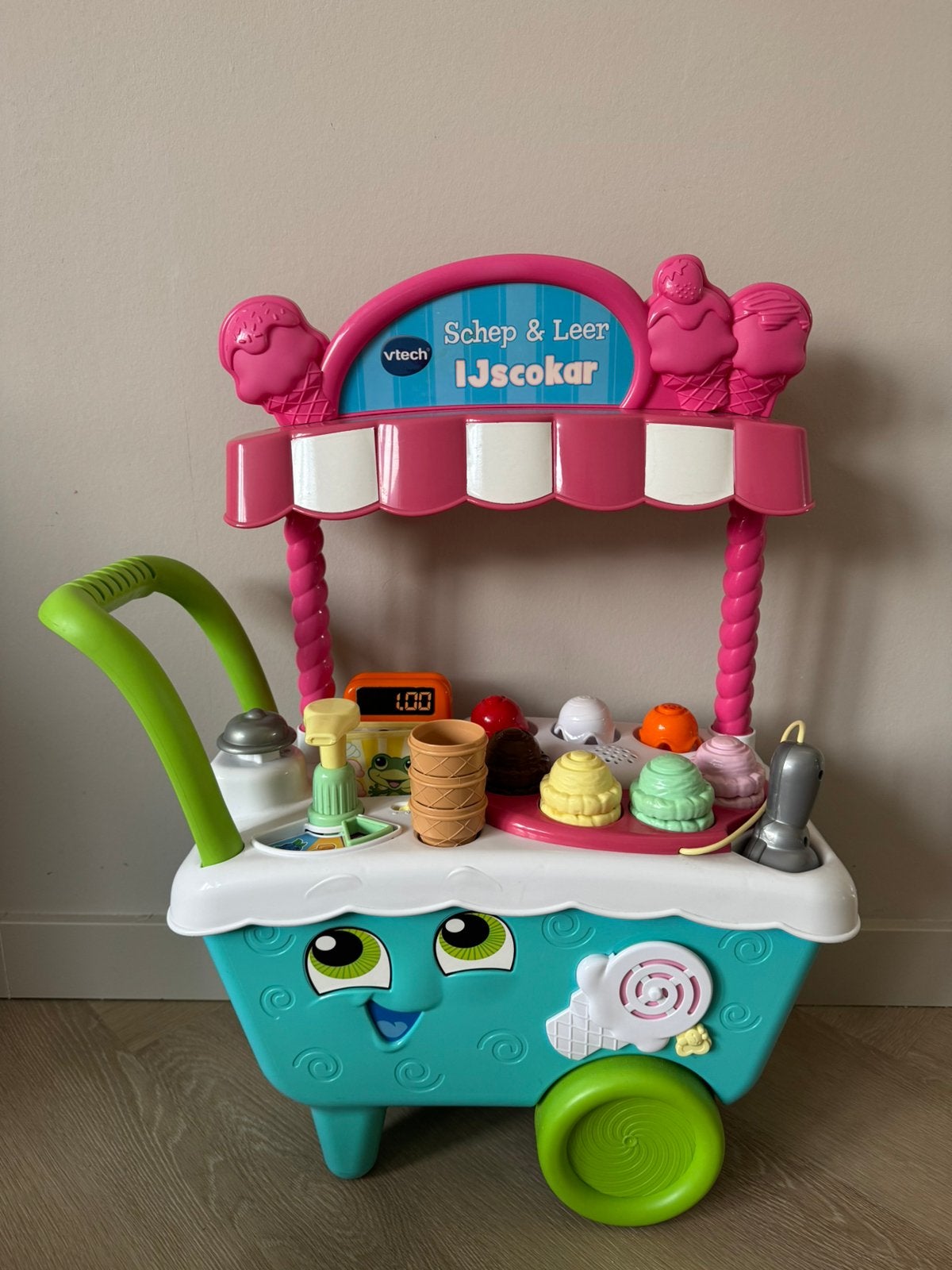 Vtech IJscokar, Ophalen, Gebruikt