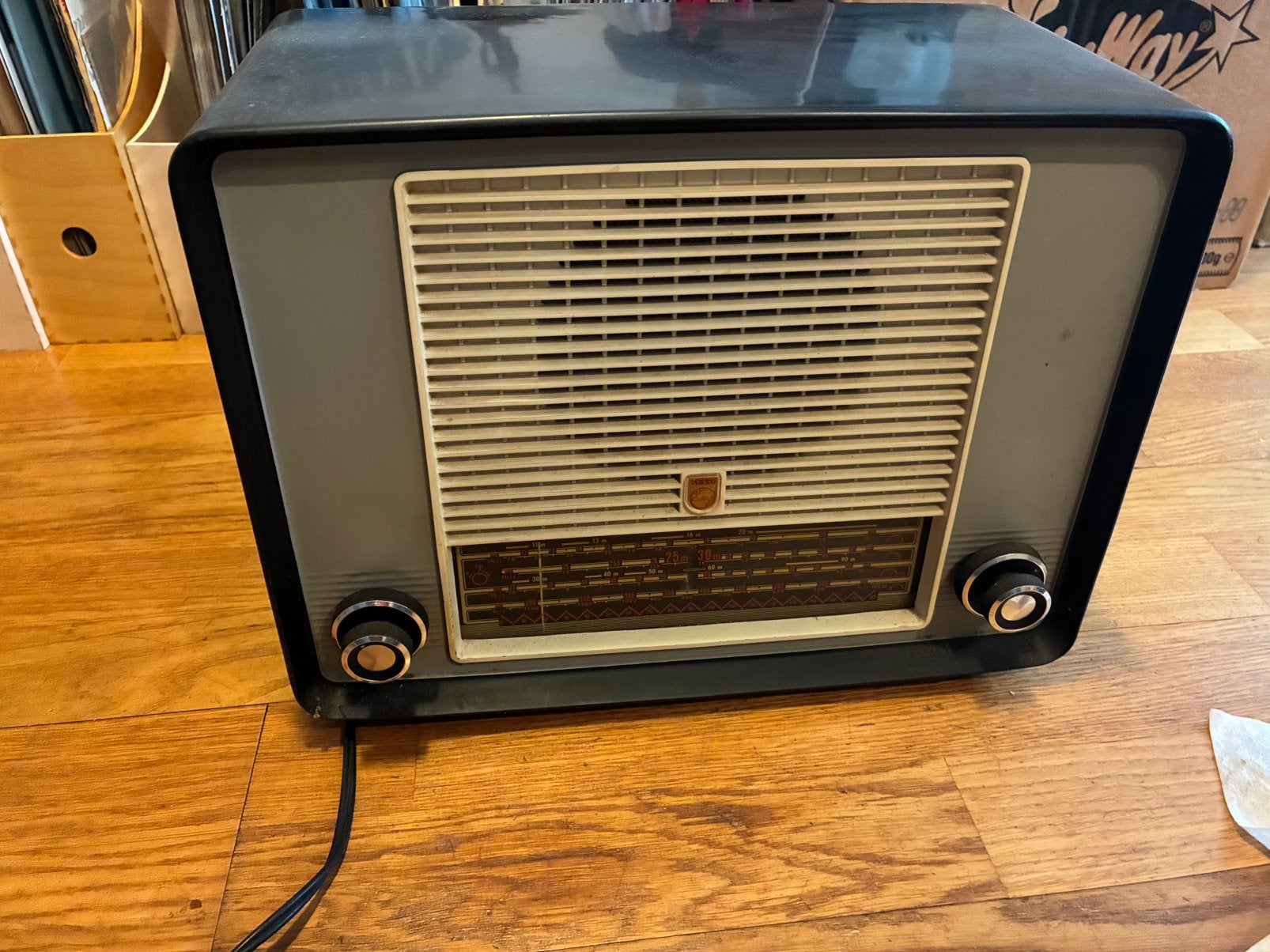 Vintage Philips radio, Ophalen of Verzenden