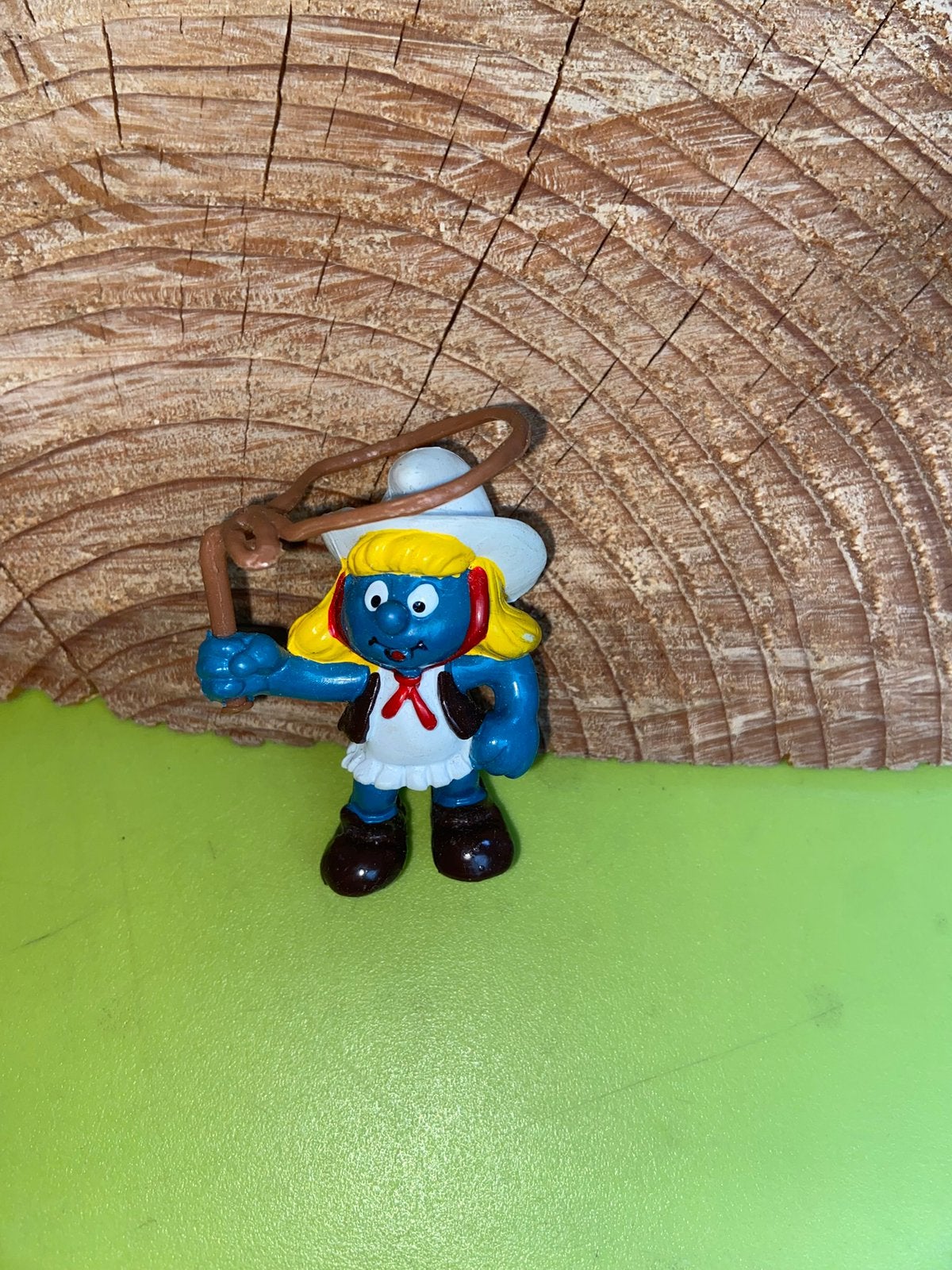 Smurfen smurf smurfin met lasso, Ophalen of Verzenden, Zo goed als nieuw