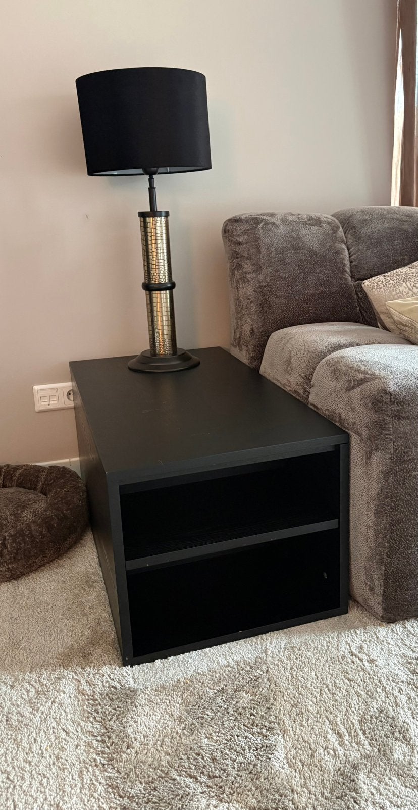 Bijzet tafeltje, Huis en Inrichting, Tafels | Bijzettafels, Ophalen, Minder dan 45 cm, Gebruikt, 75 cm of meer