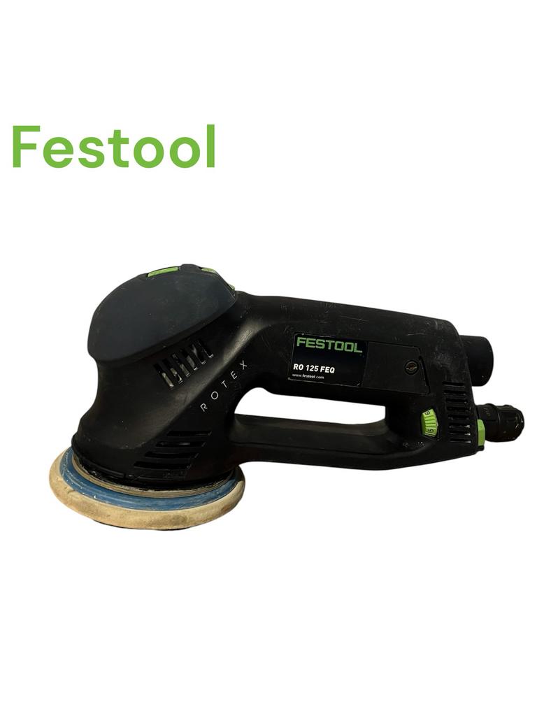Festool RO 125 FEQ Rotex schuurmachine, Doe-het-zelf en Verbouw, Gereedschap | Schuurmachines, Ophalen, Gebruikt, Minder dan 600 watt