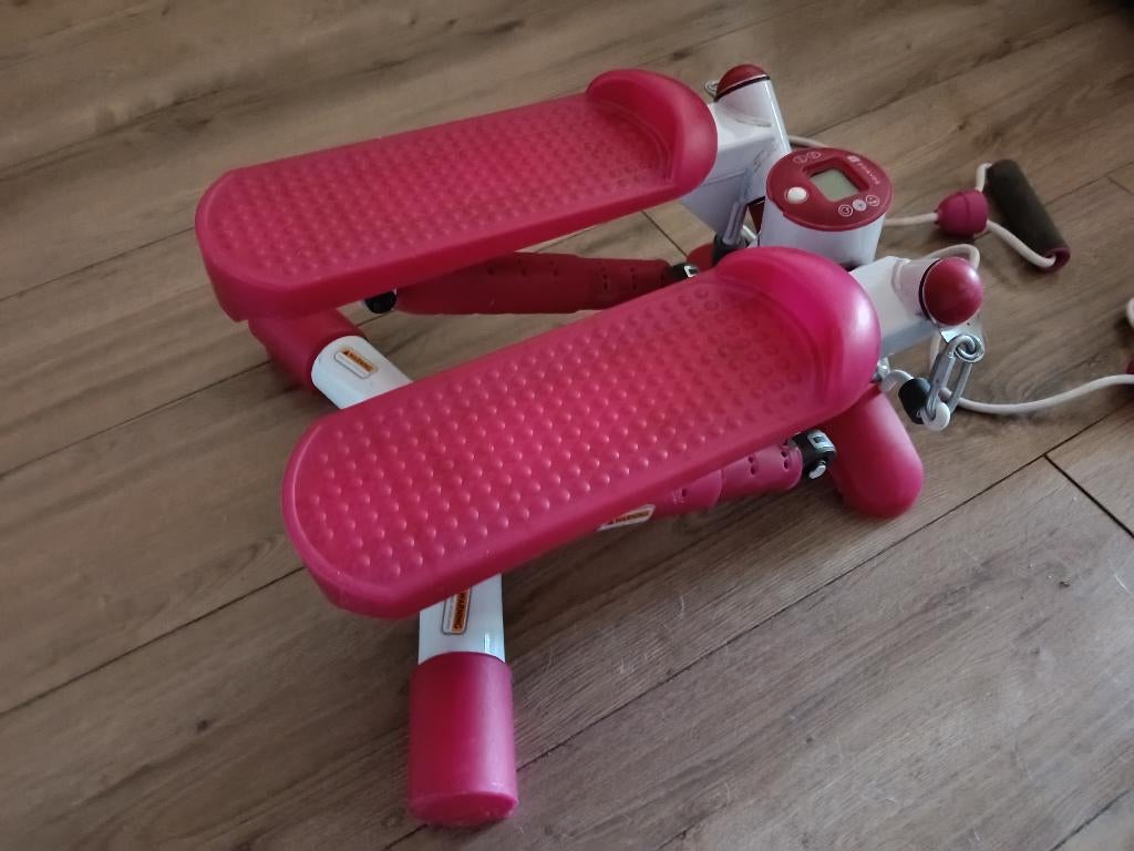 Roze Domyos stepper stepapparaat, Ophalen, Stepapparaat, Zo goed als nieuw, Metaal