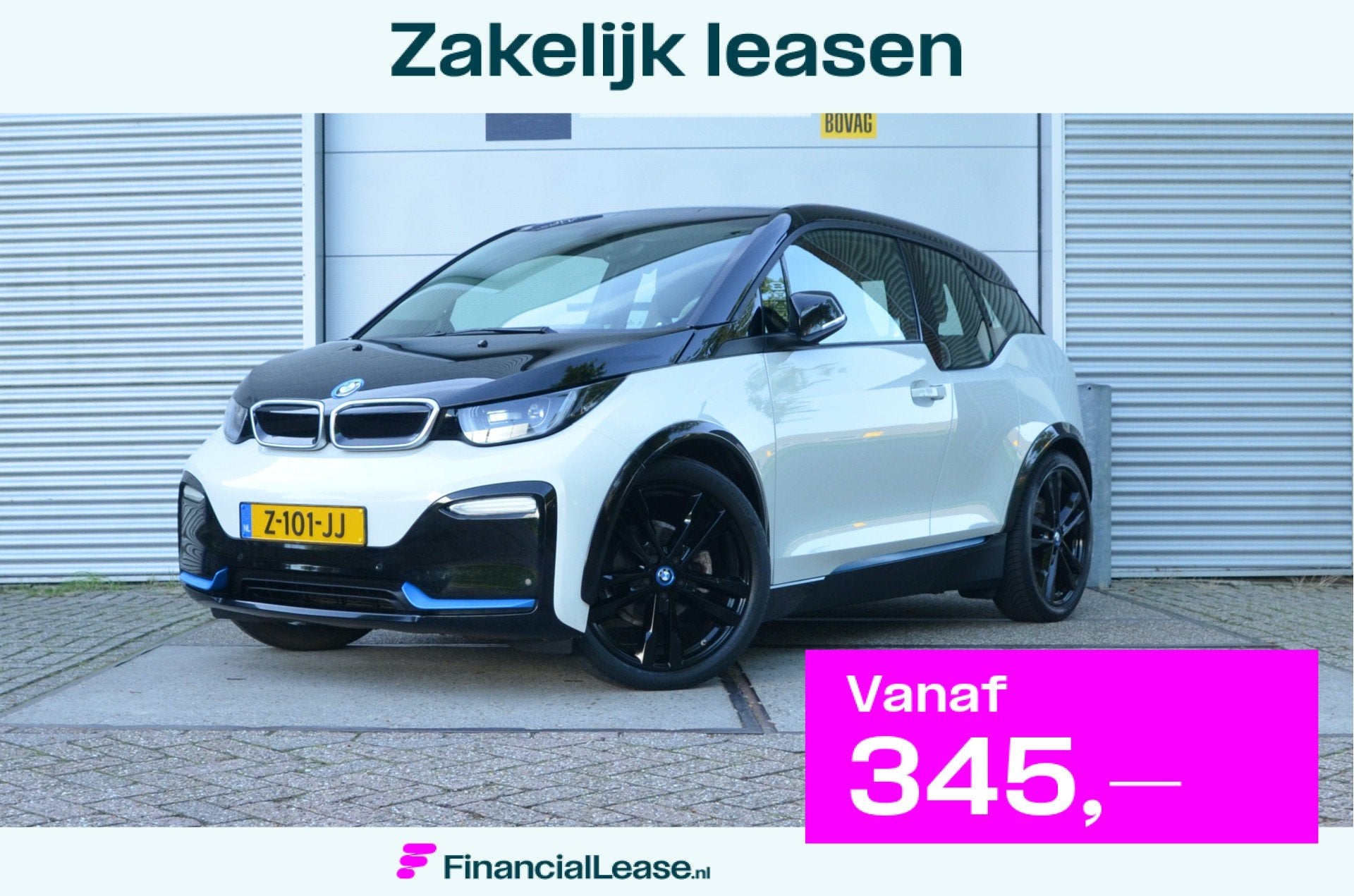 BMW i3 S 120Ah 42 kWh Warmtepomp, AppleCarplay, SOH 89,7%, Automaat, Gebruikt, Beige, Wit
