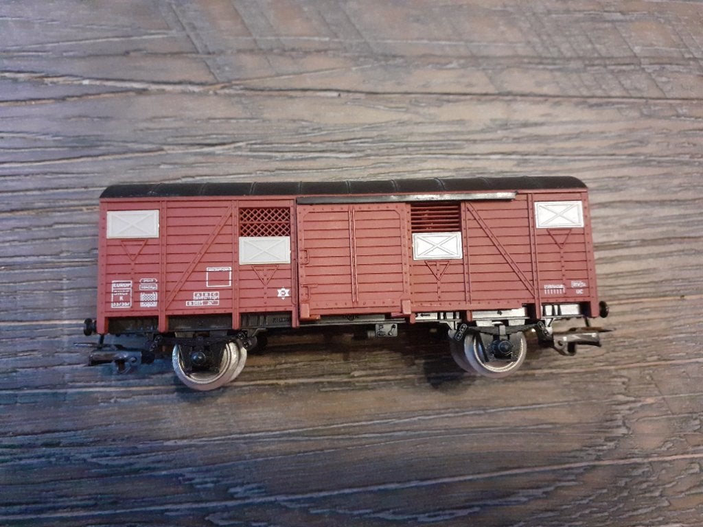 Jouef gesloten wagen SNCF, Gebruikt, Gelijkstroom, Jouef, Wagon