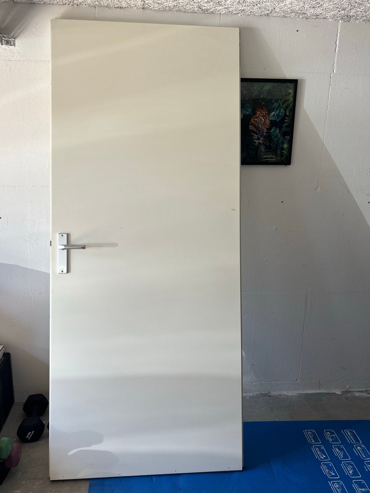 Opdekdeur 88 x 211,5 cm, Doe-het-zelf en Verbouw, Deuren en Horren, Ophalen, Gebruikt, 80 tot 100 cm, Binnendeur