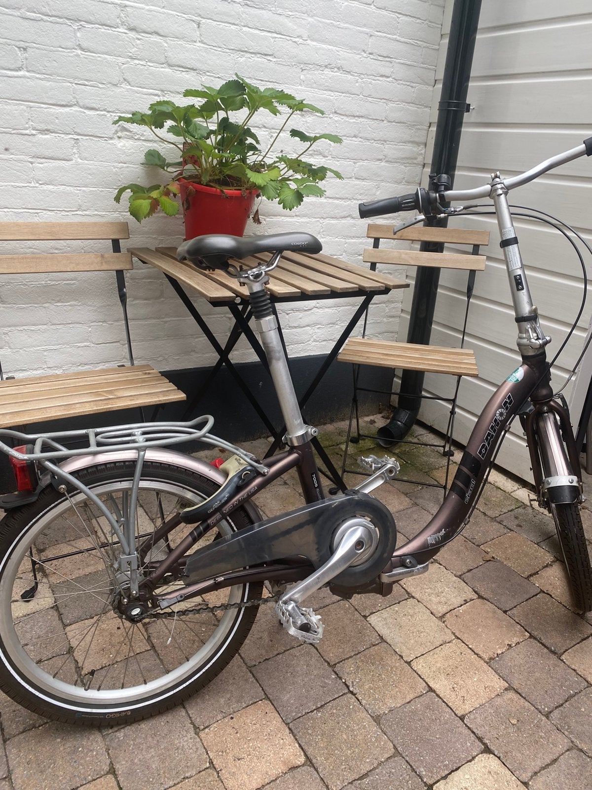 Dahon lichte vouwfiets Alu, lage instap, 3 versn. 1 handrem, 20 inch of meer, Gebruikt, Versnellingen, Ophalen of Verzenden