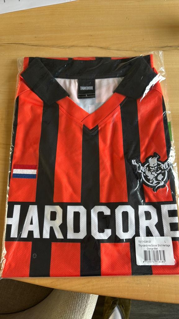 Thunderdome hardcore holland maat M, Maat L, Ophalen, Zo goed als nieuw, Shirt