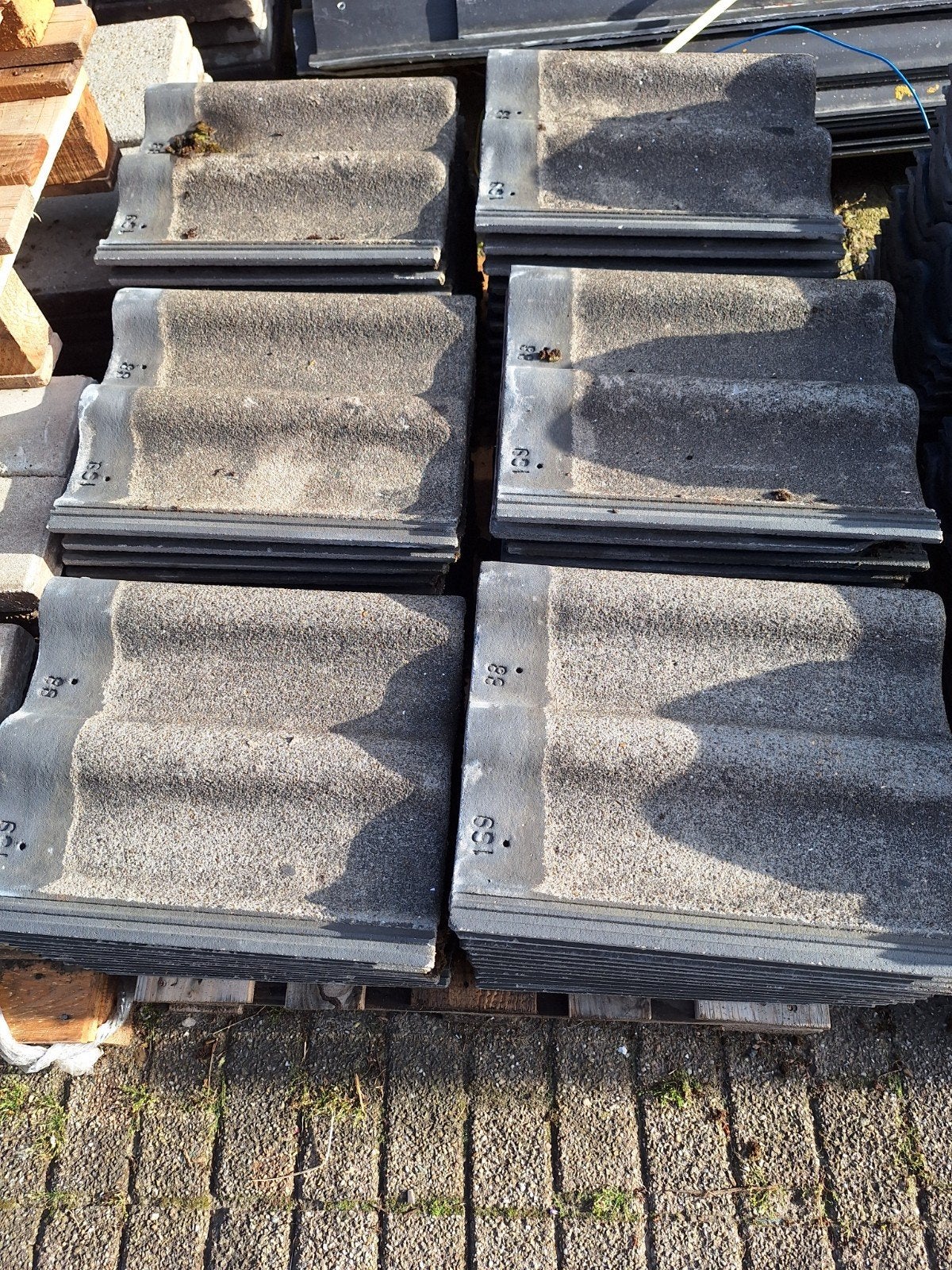 Gratis dakpannen, Ophalen, Gebruikt, Steen of Klei, 15 m² of meer