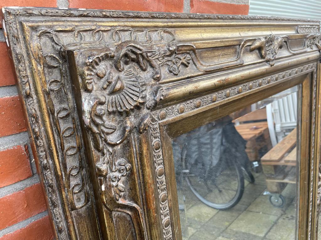 Spiegel barok 98,5x128 cm goud, Ophalen, Rechthoekig