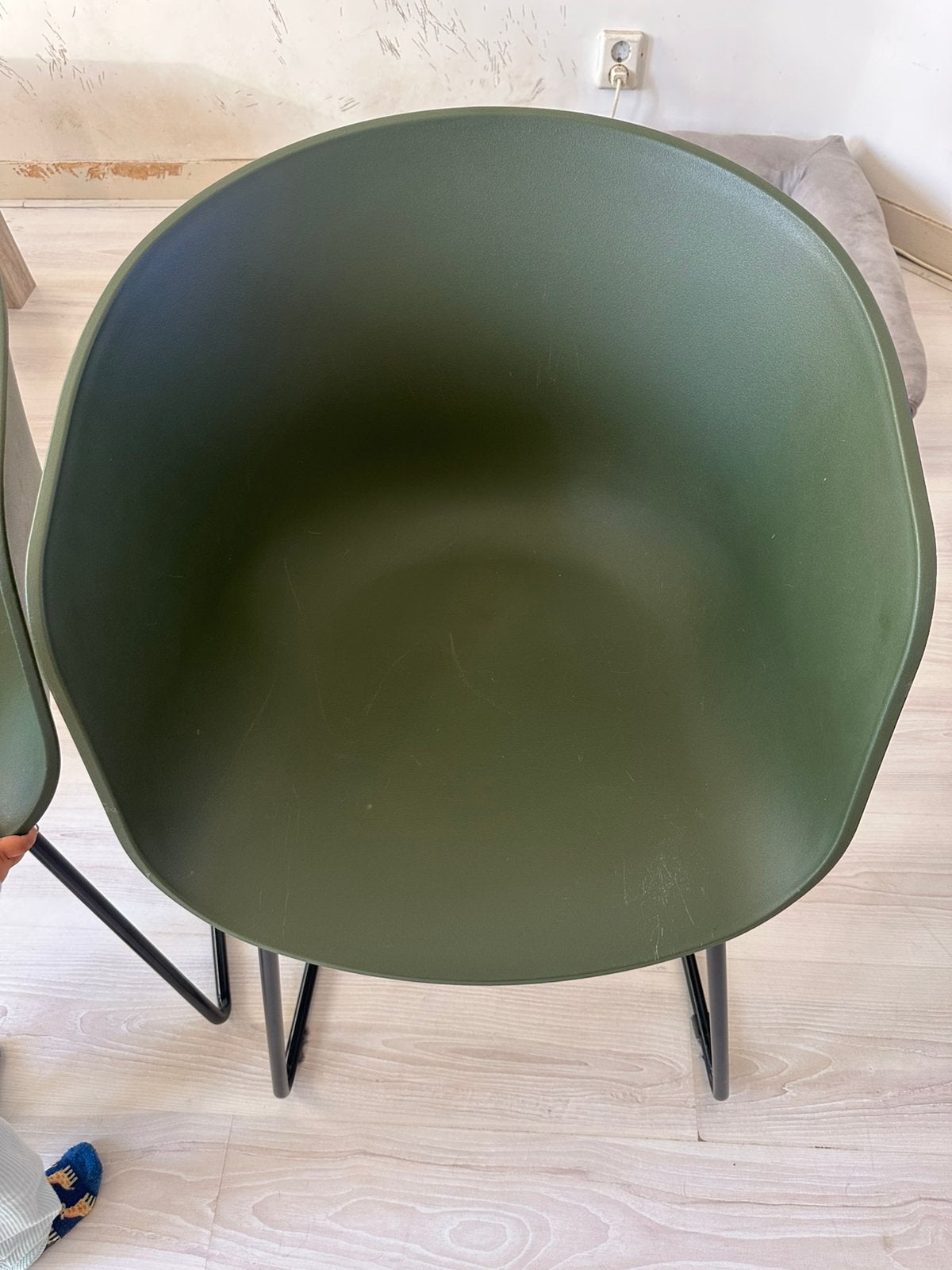 Groene eetkamerstoelen, Ophalen, Gebruikt, Overige kleuren, Twee