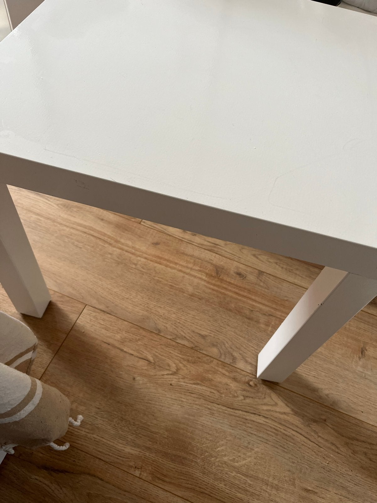 IKEA Lack bijzettafel - Wit, Huis en Inrichting, Ophalen, Minder dan 45 cm, Minder dan 55 cm, Gebruikt