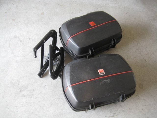 Moto Guzzi California III Givi Kofferset met rek, Ophalen of Verzenden, Gebruikt