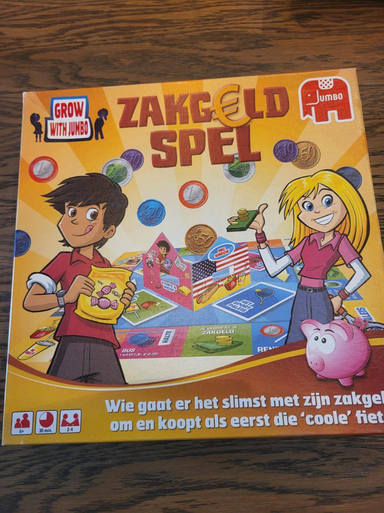 Zakgeldspel, Hobby en Vrije tijd, Gezelschapsspellen | Bordspellen, Ophalen of Verzenden