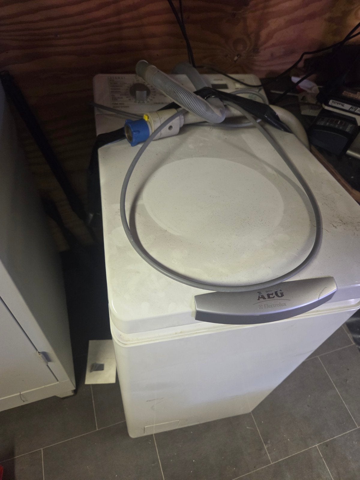 AEG Bovenlader Wasmachine - Compact en Efficiënt, Witgoed en Apparatuur, Wasmachines, Gebruikt, Bovenlader, 6 tot 8 kg, 85 tot 90 cm