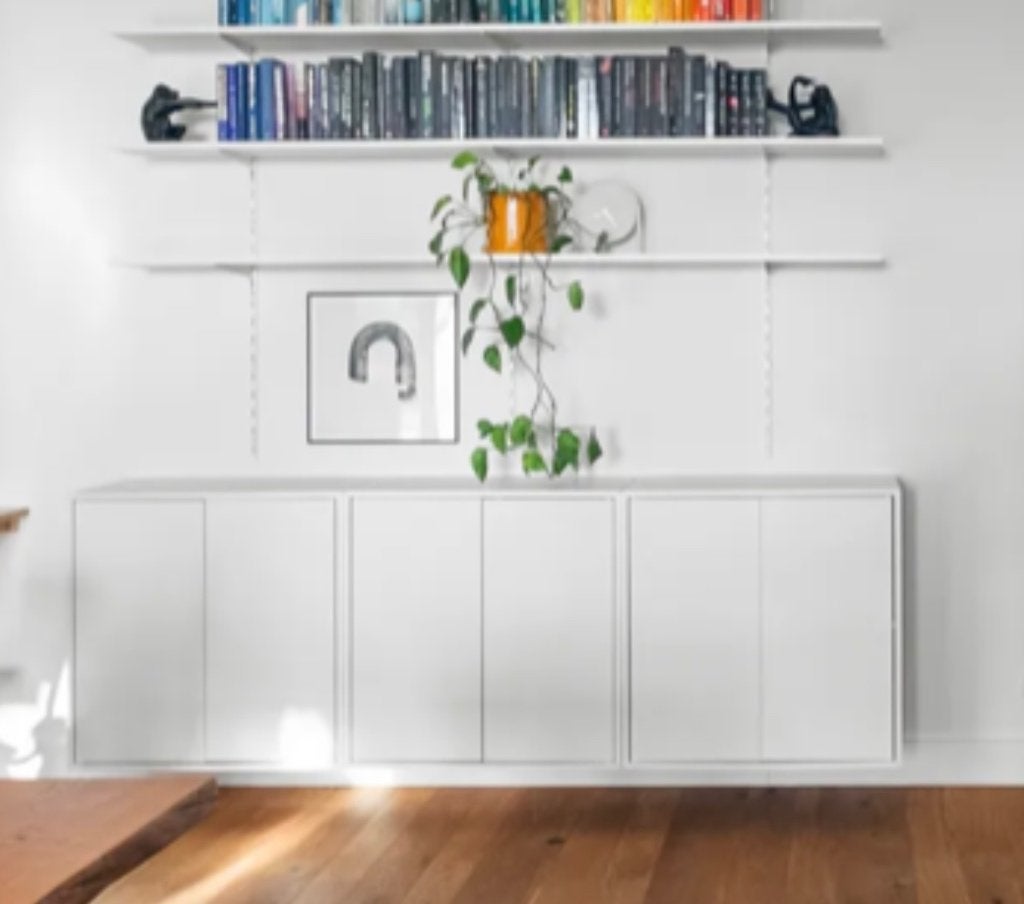 White cupboards / presses (x3), Ophalen, Met deur(en), 50 tot 100 cm, Zo goed als nieuw