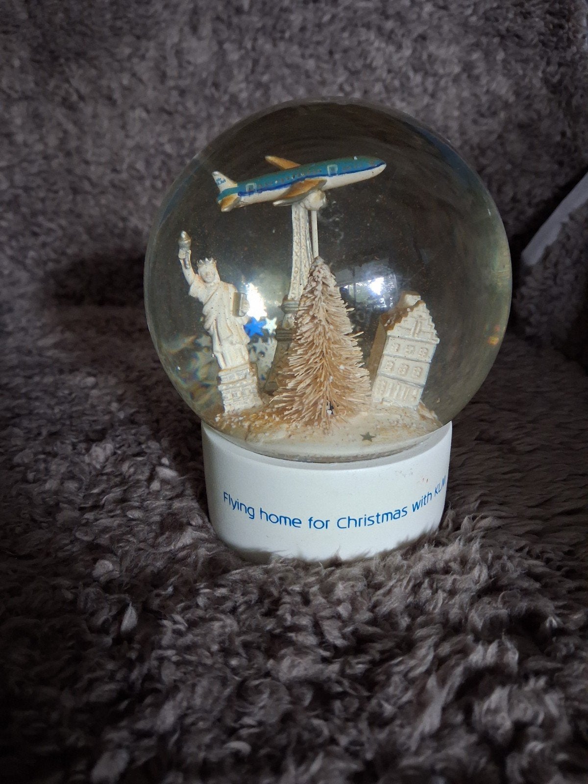 KLM Kerst sneeuwbol - Flying home for Christmas, Verzamelen, Ophalen of Verzenden, Zo goed als nieuw
