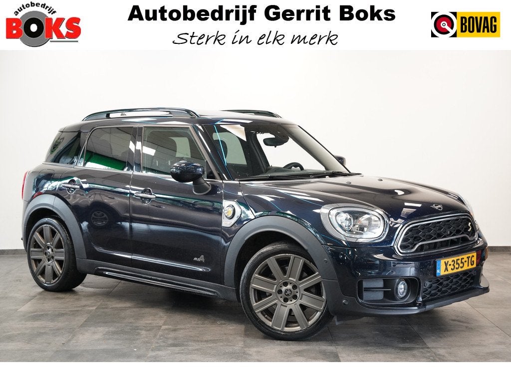 MINI Countryman 1.5 Cooper S E ALL4 Chili Panoramdak Full-le, Auto's, Automaat, Gebruikt, Met garantie (alle), Blauw