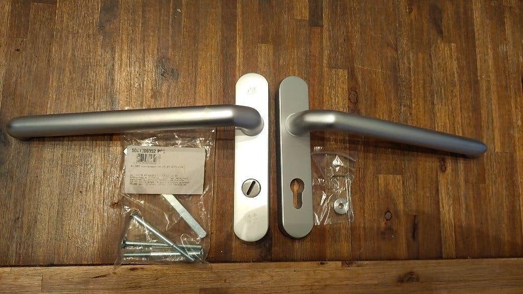 Hef schuifpui deurbeslag,PC 69mm., Minder dan 75 cm, Ophalen of Verzenden, Schuifpui, Nieuw