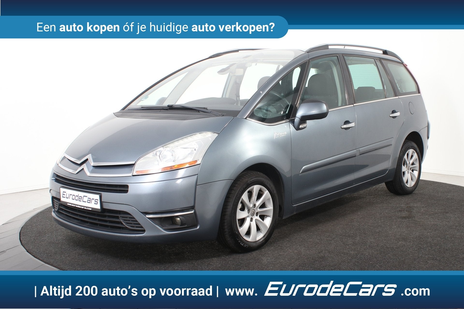 Citroën Grand C4 Picasso 1.6 THP Business *Automaat*7-perso, Dealer onderhouden, Stof, Gebruikt, Zwart