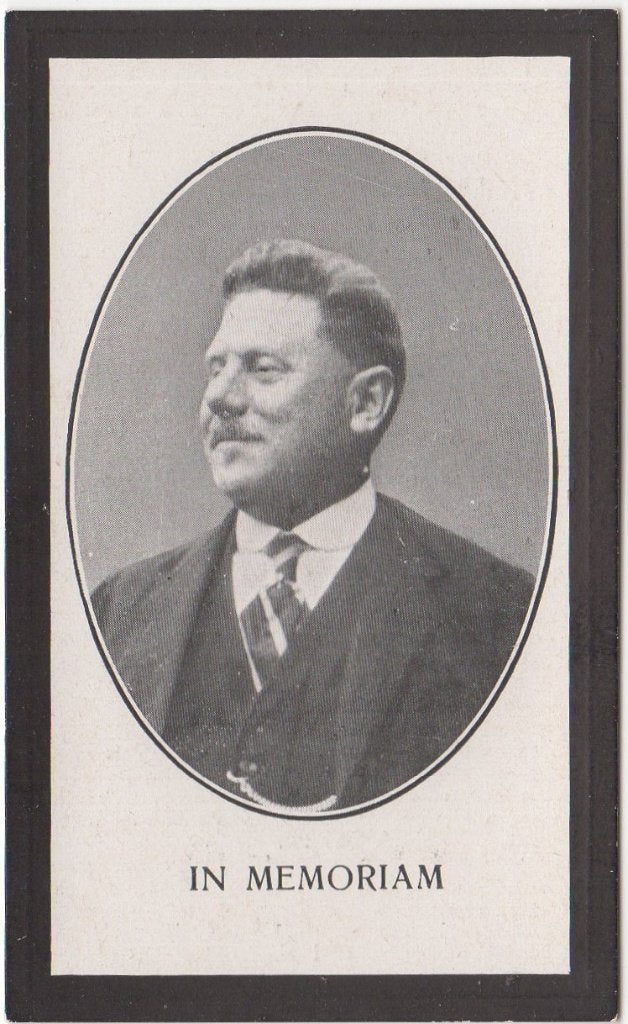 Antonius P.C. Roothaert 1864 Bergen op Zoom + 1923 Tilburg, Ophalen of Verzenden