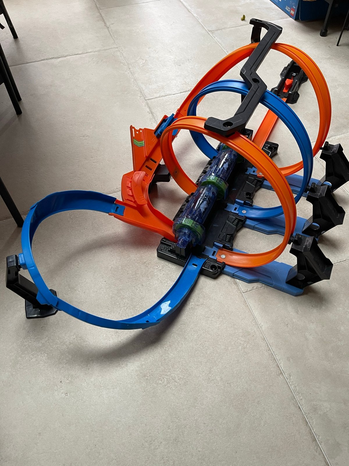 Hot Wheels Racebaan met Looping en Lanceerder, Kinderen en Baby's, Ophalen, Met looping, Racebaan, Gebruikt