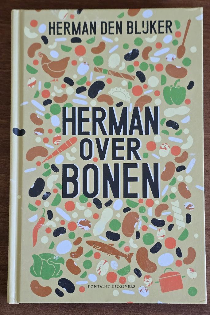 Herman (den Blijker) over Bonen -  kookboek, Hoofdgerechten, Gezond koken, Ophalen of Verzenden, Zo goed als nieuw
