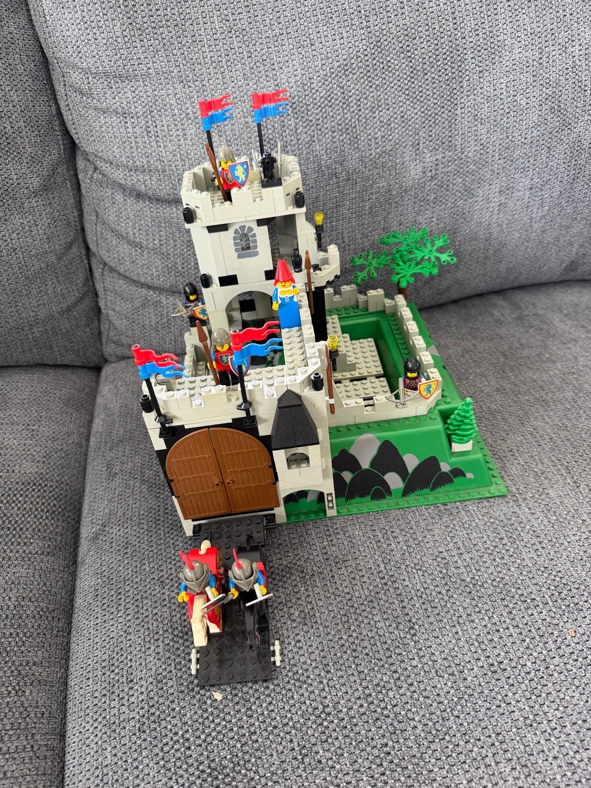 Lego 6081 Kasteel met ridders en paarden, Gebruikt, Lego, Ophalen of Verzenden, Castle