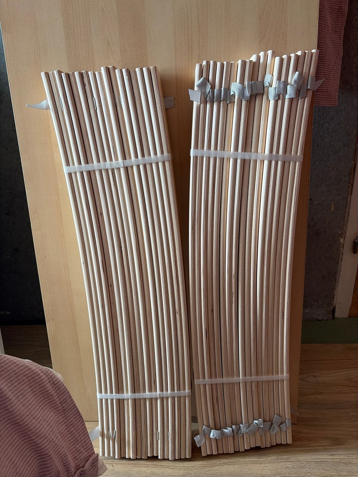 2x nieuwe Lüroy lattenbodem 80x200 cm, Ophalen, Gebruikt, Eenpersoons, Zwart