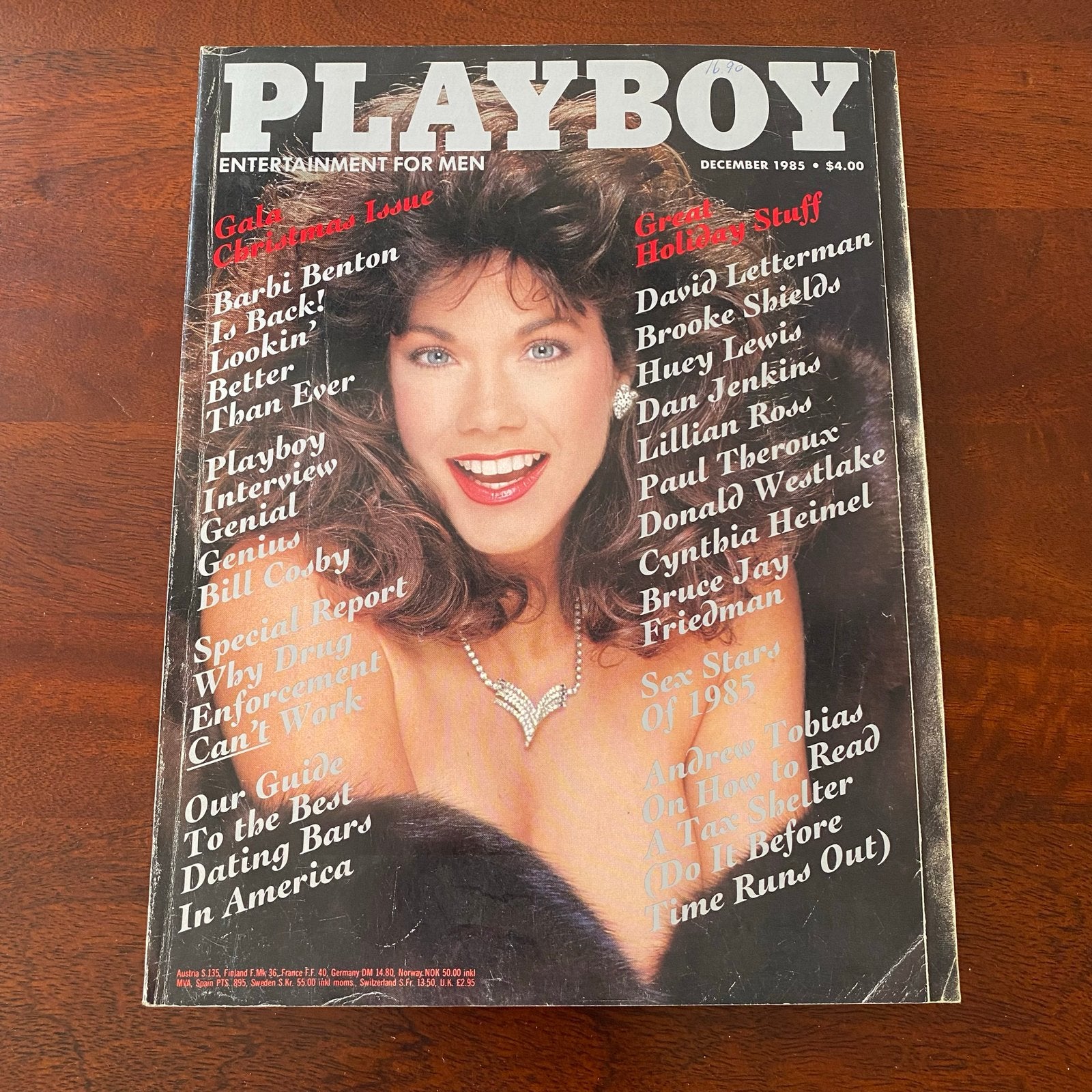 Playboy Magazine US December 1985 - Vintage Editie, Ophalen of Verzenden, Gelezen, Overige typen