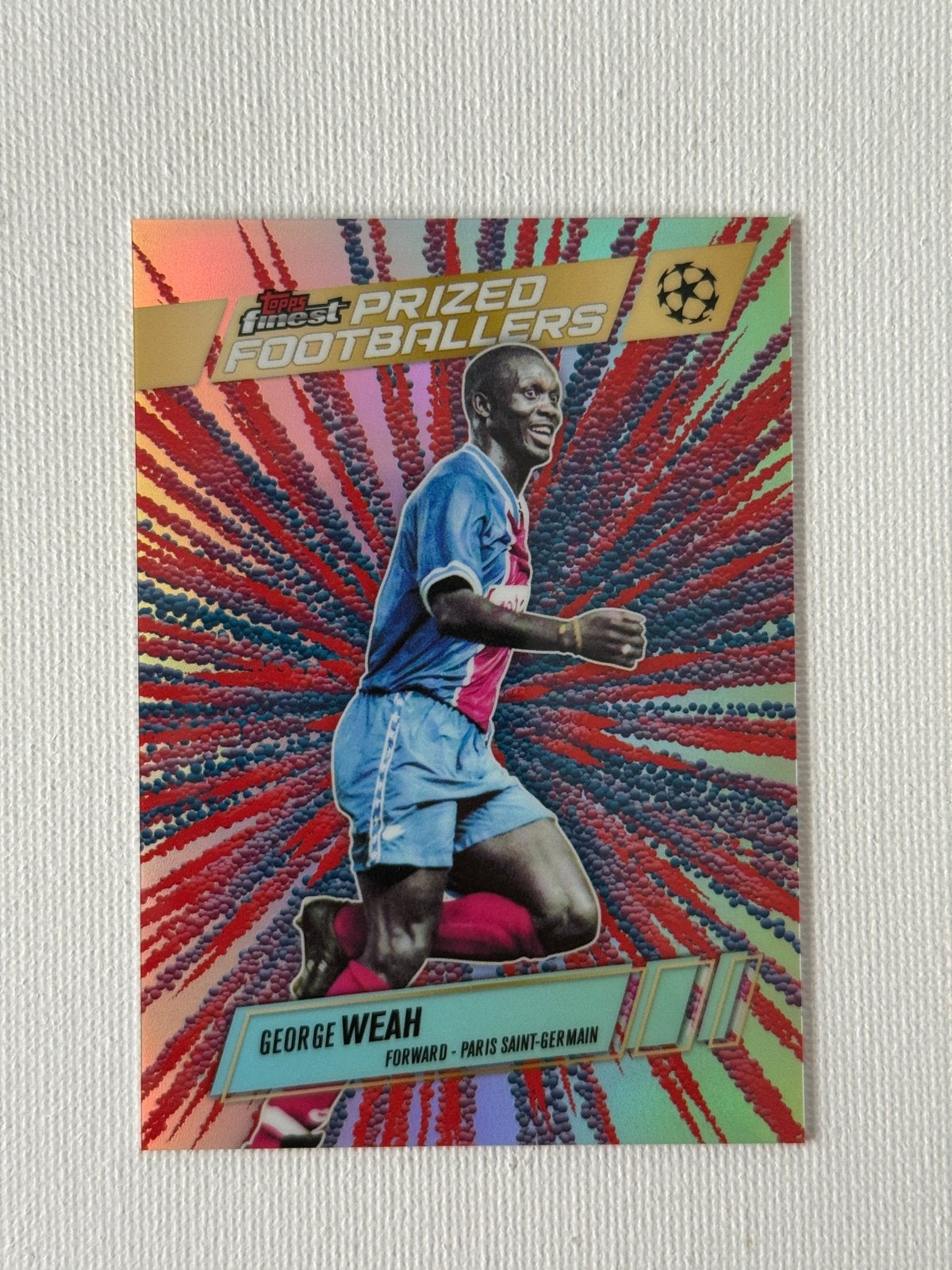 George Weah | Case Hit | Variation | Topps Finest, Ophalen of Verzenden, Nieuw