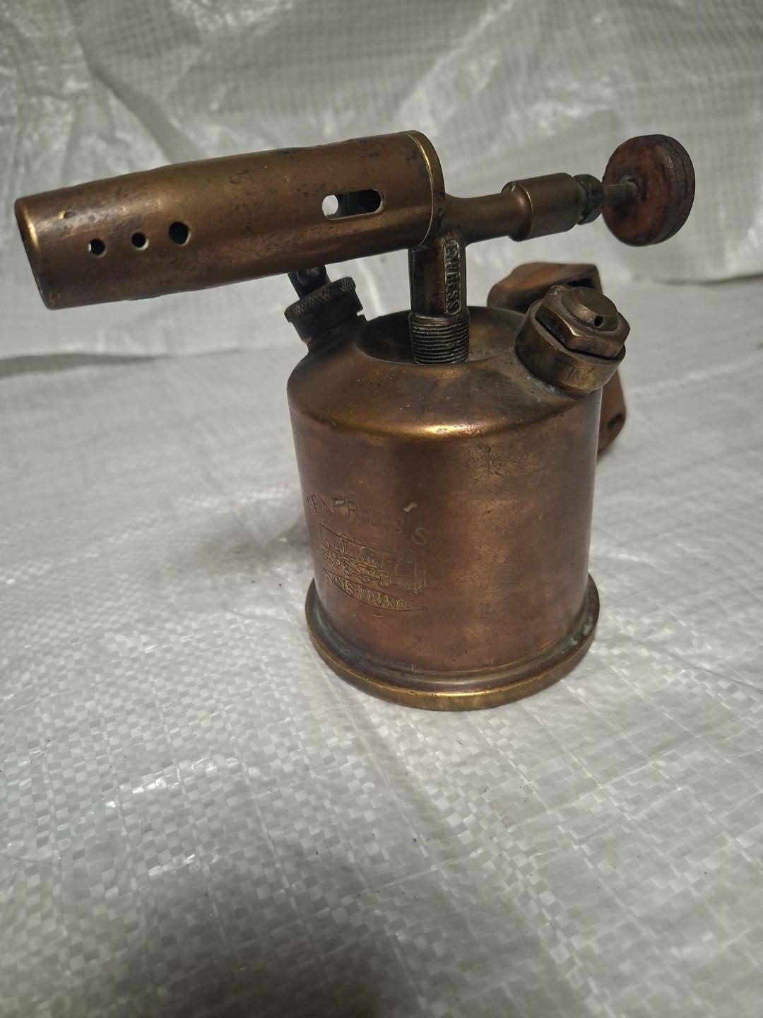 Vintage Franse Express L.G. Unis-France N2 soldeerlamp, Verzenden