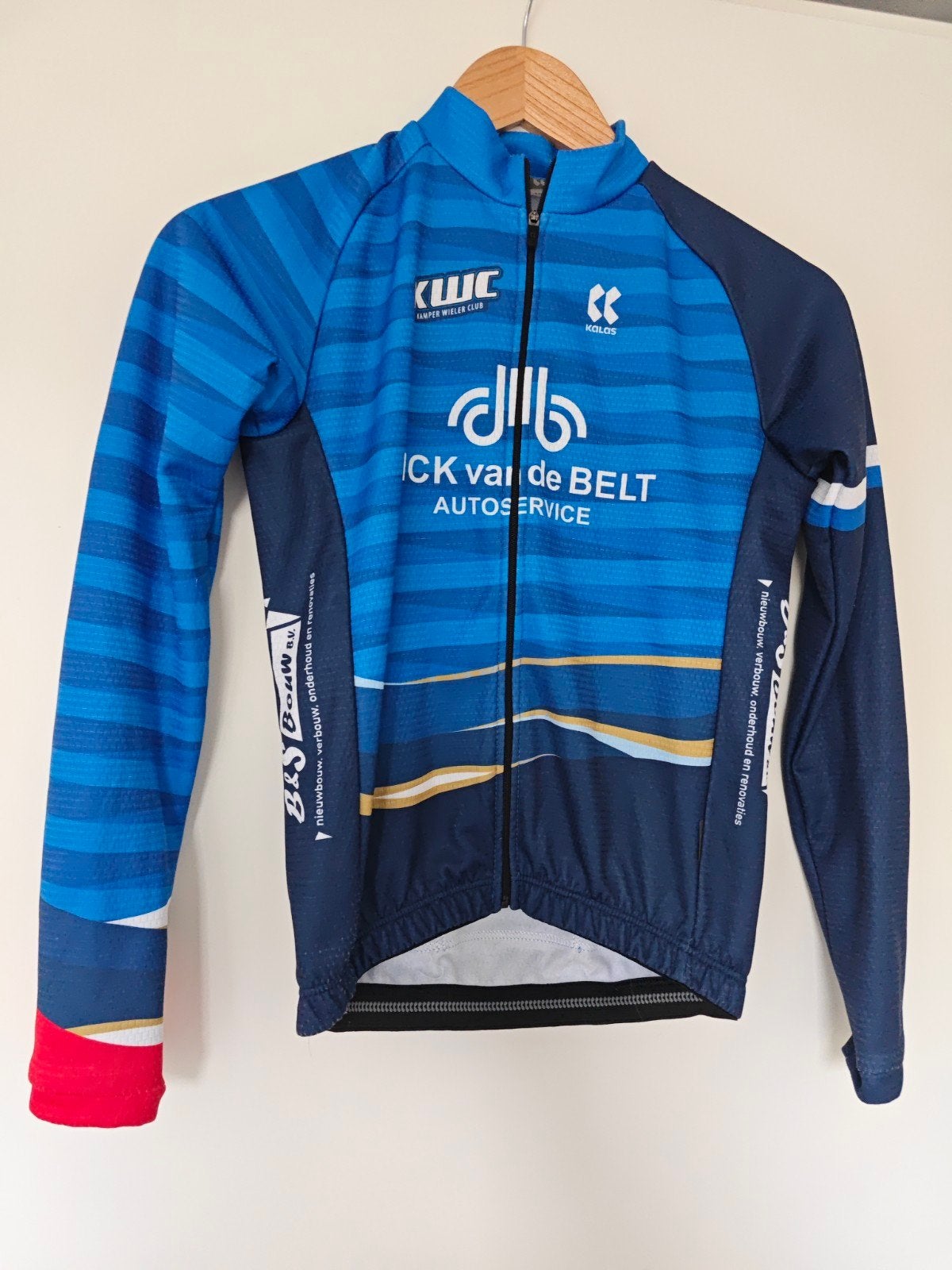 Kalas wielershirt KWIC Kampen, maat 158, in zeer goede staat, Ophalen of Verzenden, Zo goed als nieuw, Bovenkleding
