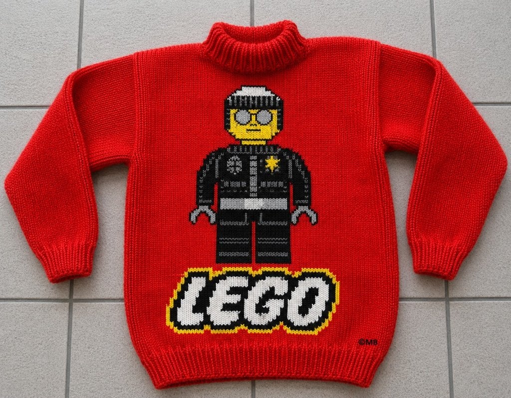 Lego Politie trui breipatroon, Ophalen of Verzenden, Zo goed als nieuw, Breien, Patroon of Boek