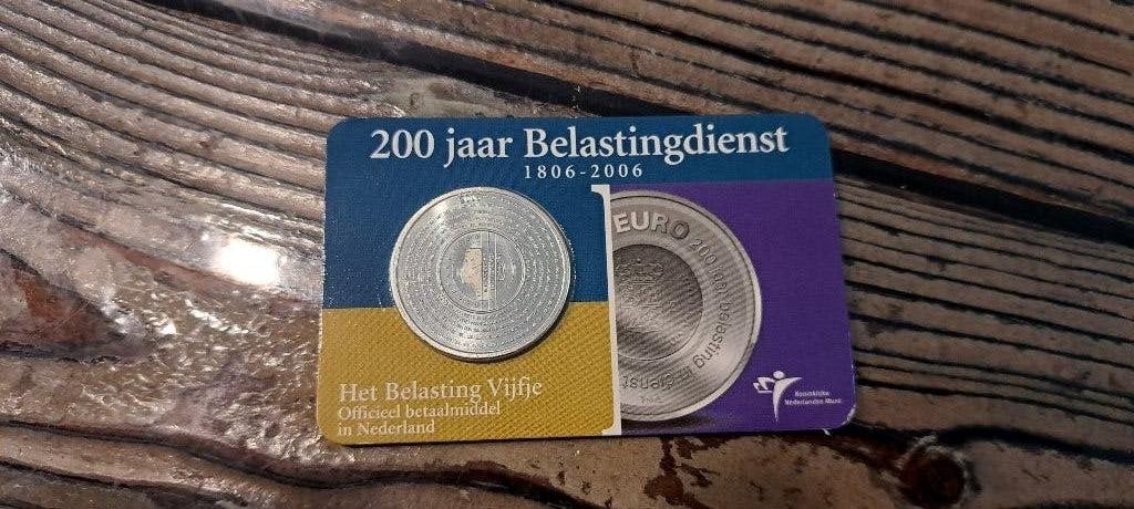 Het belasting vijfje zilver, Postzegels en Munten, Munten | Nederland, Ophalen, Koningin Beatrix, Zilver, Euro's