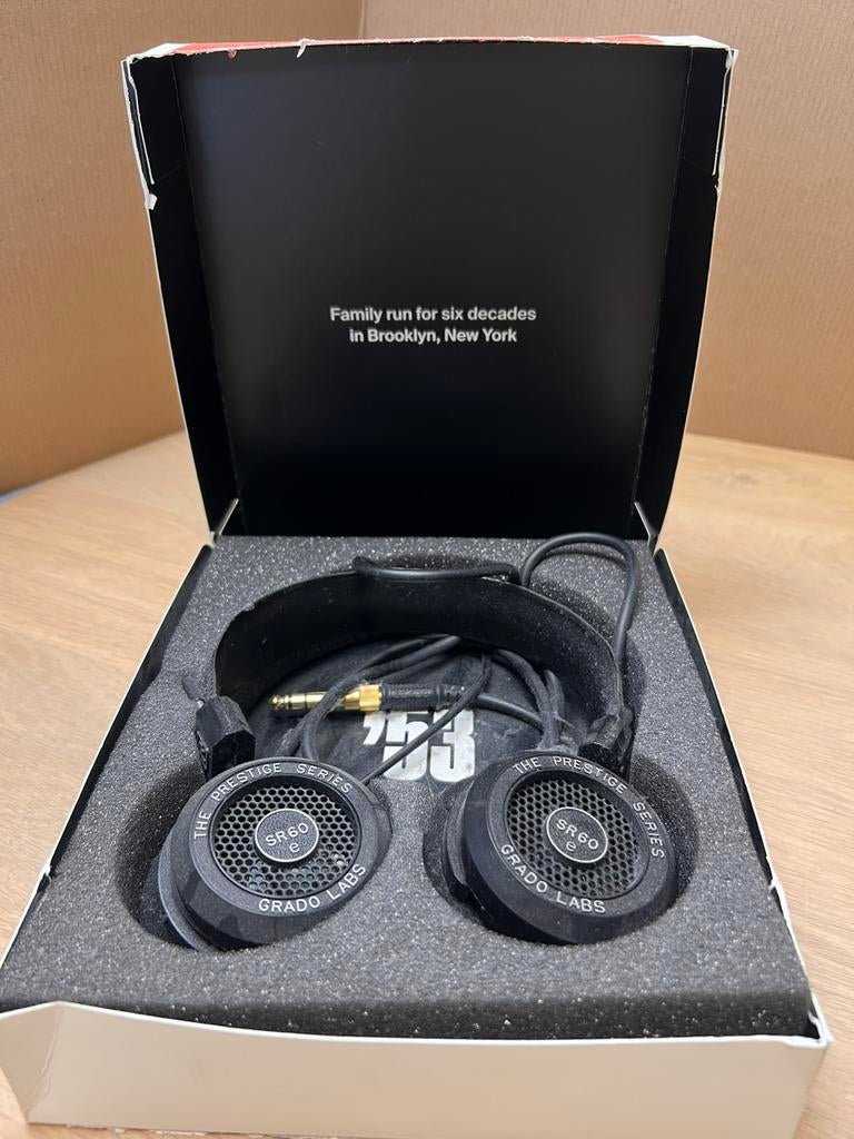 Grado SR60e Prestige HiFi Koptelefoon Audiofiel, Ophalen of Verzenden, Zo goed als nieuw, D, Overige merken
