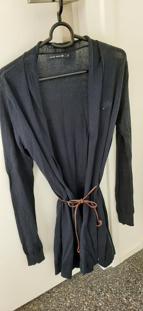 River Woods vest S donker blauw, Kleding | Dames, Truien en Vesten, Blauw, River Woods, Ophalen of Verzenden, Zo goed als nieuw